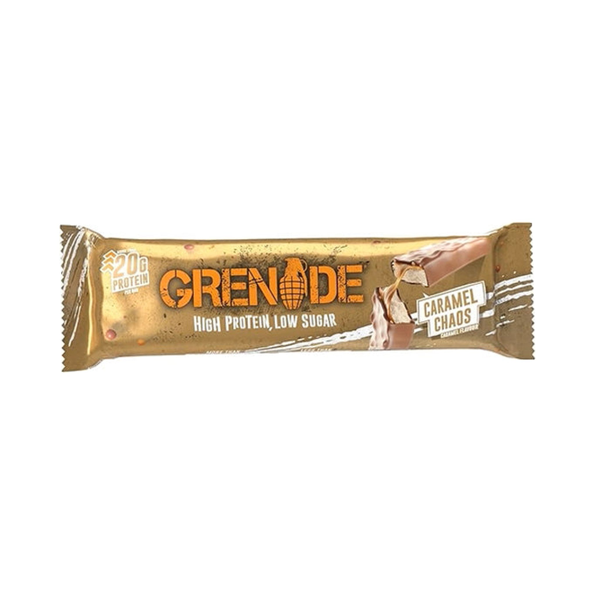 Grenade eiwitreep Caramel Chaos